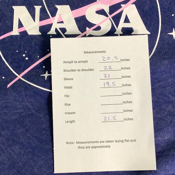 NASA I’m outter here cropped large logo Sweatshirt size M EUC - Picture 13 of 13